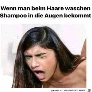fun-Bild: Shampoo in den Haaren
