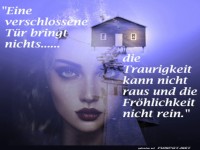 Eine verschlossene Tr