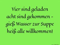 gäste zum essen