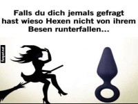 Warum Hexen nicht vom Besen fallen