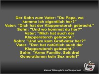 Der Sohn zum Vater