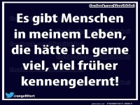Gerne viel frueher kennen gelernt