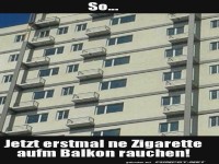 Finde den Balkon, wenn du kannst!