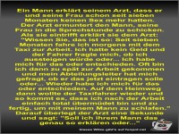 Ein Mann erklärt seinem Arzt