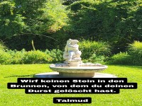 Steinwurf-Verbot am Durstbrunnen