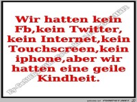 wir hatten...