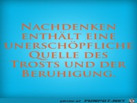 nachdenken 