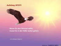 wenn du in den Himmel willst