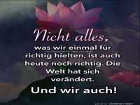 Die Welt hat sich veraendert