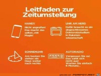 leitfaden Zeitumstellung