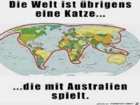die Welt ist �brigens eine Katze