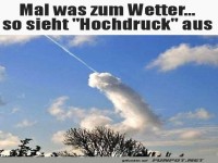 Hochdruck-Wolkenkunst!