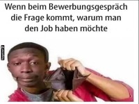 Wenn das Vorstellungsgesprch echt wird