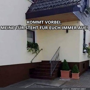 fun-Bild: Einladende Treppen mit humorvollem Twist