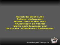 Spruch der Woche