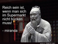Supermarkt-Weisheiten f�r Wohlstand!