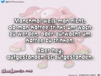 Manchmal weiss man nicht