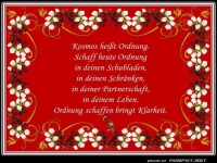 Kosmos heisst Ordnung