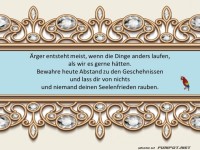 Aerger entsteht meist