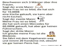 Meine Frau ist die Bl�deste
