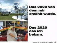 2020 ist anders als erwartet