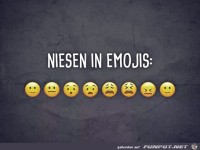 Niesen in Emojis