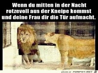 Wenn sie dir die T�re aufmacht