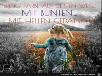 Bring Farbe auf dein Weg