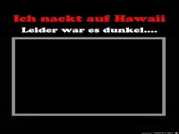 Es war dunkel