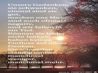 Unsere Gedanken sie schwanken