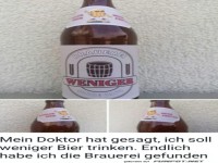 Weniger Bier trinken