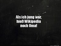 Witziges Zitat �ber Wissen und Generationen