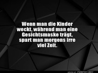 Zeit sparen mit Gesichtsmasken-Trick