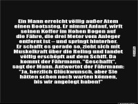 Sprung in den Urlaub