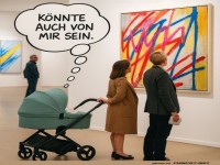Baby's erster Kunstkritiker!