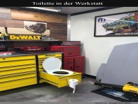 Werkstatt-Toilette vom Feinsten