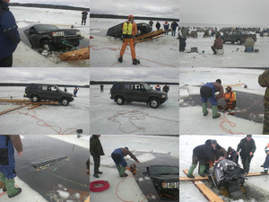 Ice Fishing in Russia