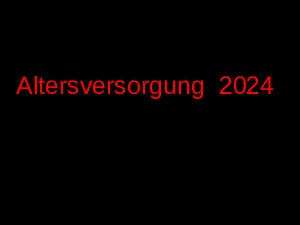 Antiquus 282 - Altersversorgung 2024