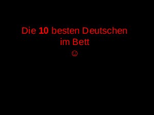 0 - Antiquus 1318 - Die 10 besten Deutschen im Bett