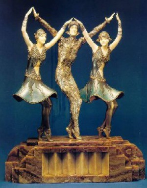 Dimitri Chiparus Dancing Statuettes
