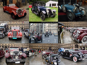 viele, viele Oldtimer