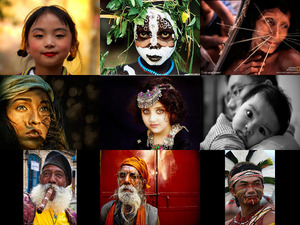 faces of the world