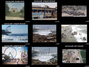 Hurricane Sandy - before and after