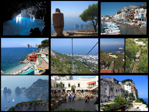 Bilder von Capri, der italienischen Felseninsel