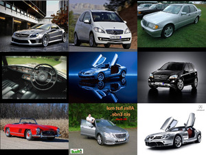 Bilder von verschiedenen Autos von Mercedes-Benz