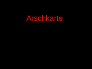 Antiquus 467 - Arschkarte