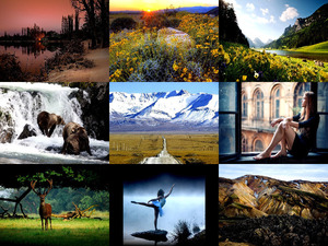 klicke hier, um die Datei herunterzuladen Herrliche Bilder von Mensch, Tier, Landschaft...
