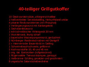 Antiquus 266 - Grillgutkoffer