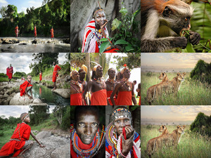 chez les massais au kenya S