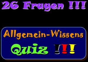 Allgemein fragen quiz